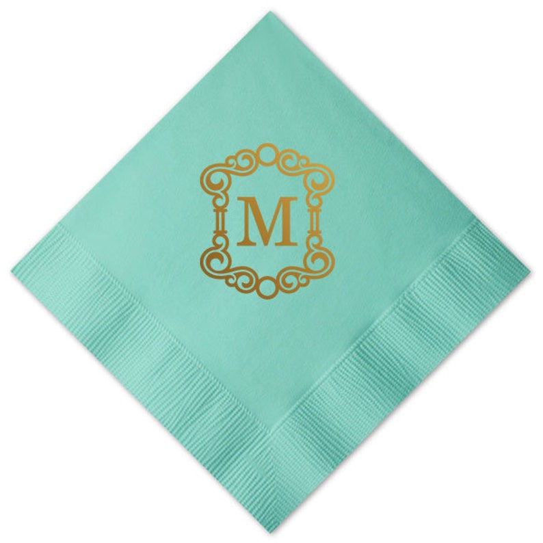 Monogram Guest Towels Wedding Napkin Party Napkins Dinner ...