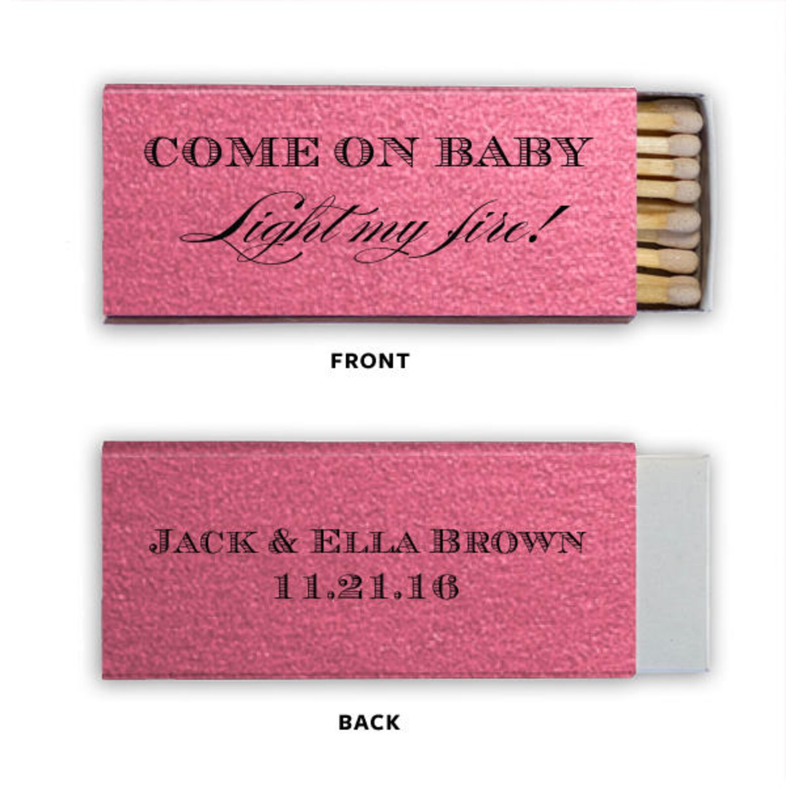 Matchboxes Wedding Matches Wedding Matchboxes Custom Etsy