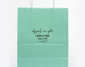 Custom Wedding Hotel Bags, Personalized Gift Bags, Out of Town Guest Bags, Favor Bags, Destination Wedding, Personalized Bag 122