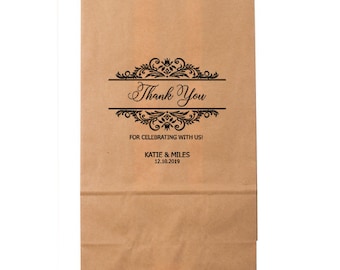 Goodie Bags - Custom Party Favors, Wedding Gift Bags, Wedding Goodie Bags, Popcorn Bag, Wedding Favor, Love is Sweet