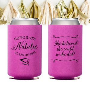 Beer Can Cooler, Drink Hugger, Custom Can Cooler, Wedding Favor, Drink Sleeve, Your Design