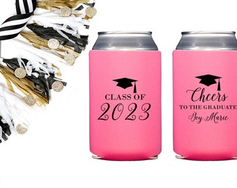 Graduation Party Favors, Graduation Can Cooler, Grad Party, College Graduation Party, Class of 2025 Gift, Cheers to the Graduate