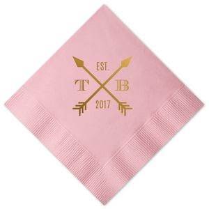 Personalized Napkins, Wedding Napkins, Custom Wedding Napkins, Cocktail Napkins, Monogrammed Napkins, Bar Napkins, Wedding Favors 266