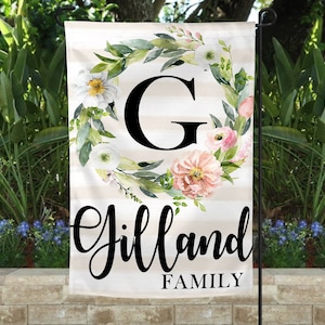 Personalized garden flag, farmhouse garden flag, custom garden flag, garden flag, personalized flag, farmhouse personalized garden flag