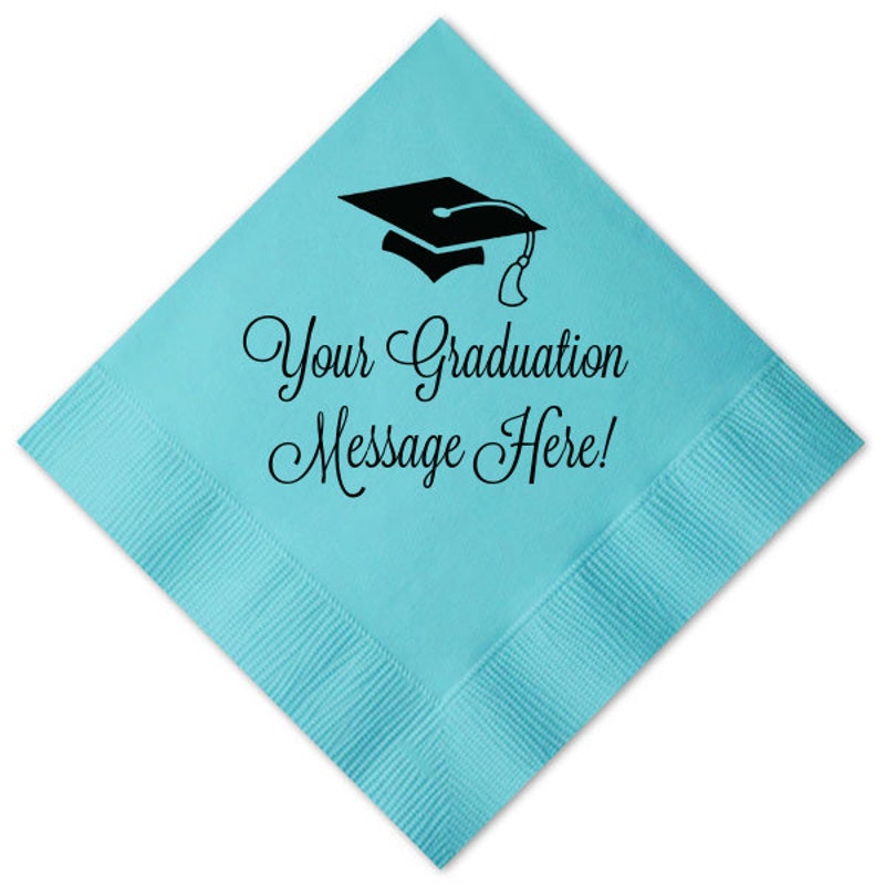 Custom Message Napkins Etsy