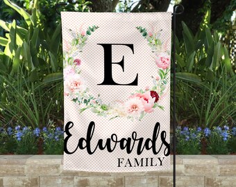 Personalized garden flag, farmhouse garden flag, custom garden flag, garden flag, personalized flag, farmhouse personalized garden flag