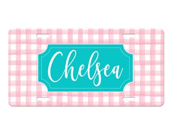 Front Car Tag, Vanity Plate, License Plate, Personalized Tag, Monogram Front Plate,