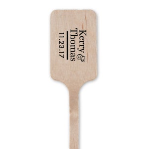 Personalized Wedding Cocktail Stirrers, Drink Stirrers, Stir Sticks, Wedding Decor, Custom Wedding Favors, Bridal Shower Decor, Favor  206