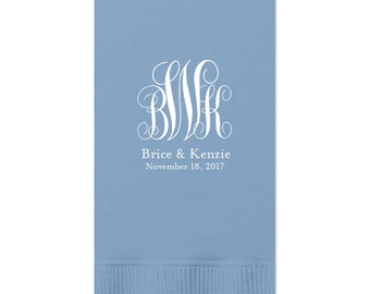 Fancy Monogram Guest Towels - tons of colors, Hand Towels, Custom Towels, Wedding Decor, Custom Wedding Gift, Bridal Shower Decoration 29