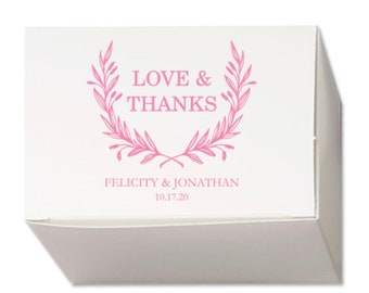 Cake Boxes / Wedding Favor Boxes Personalized, Custom Cake Box, Personalized Cake Box, Monogram Cake Box, Candy Box, Candy Buffet 284