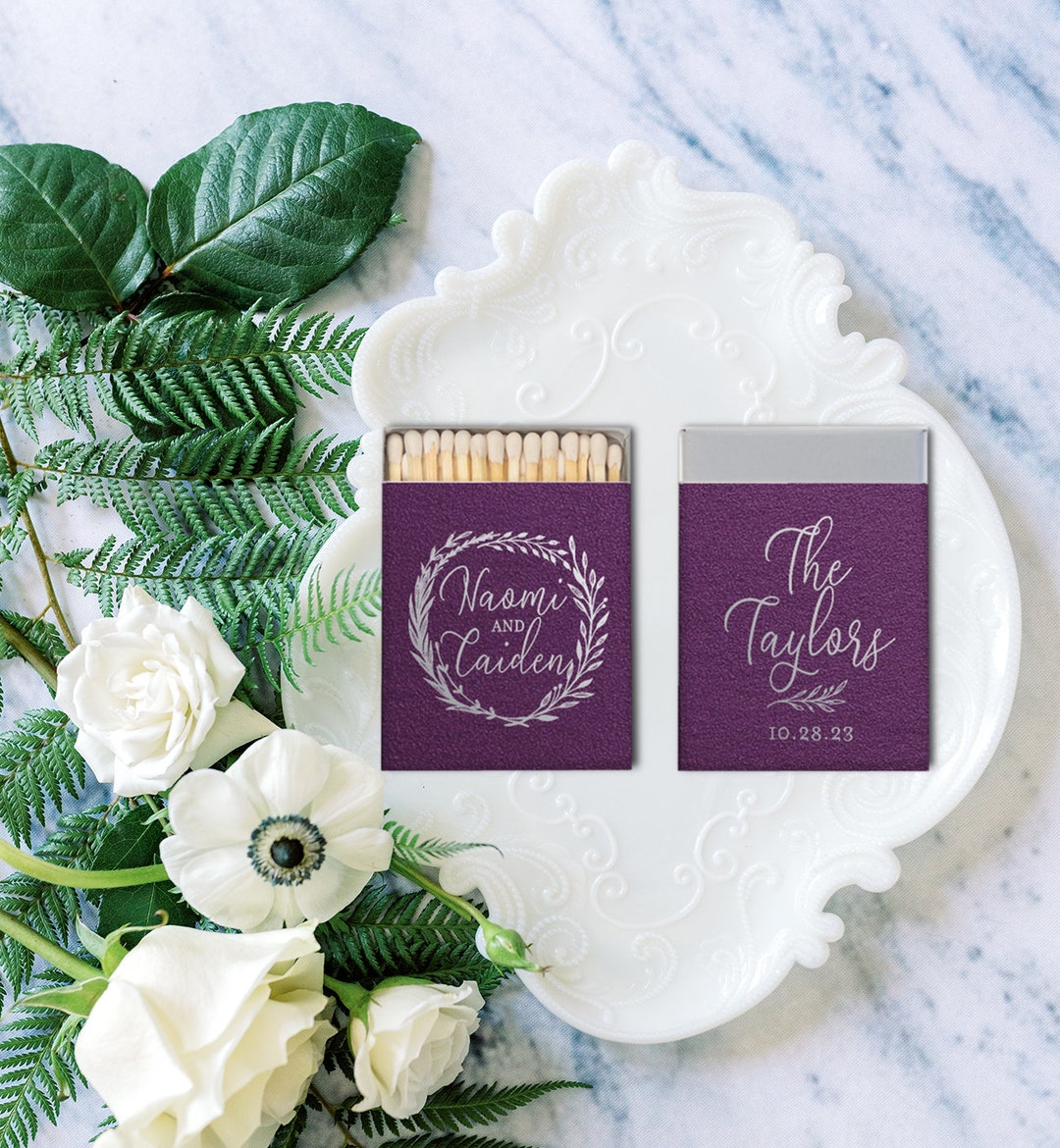 Wedding Matches Wedding Favors for Guests Personalized Matchbooks
