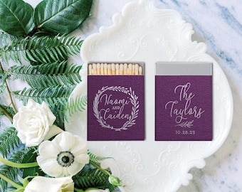 Wedding Matches Wedding Favors for Guests Personalized Matchbooks Custom Matchboxes Sparkler Matches Decorative Matches Printed Matches