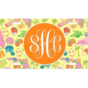 Personalized License Plate-Personalized License Plate Frame-Florida Car Tag-Car Tag Frame-License Plate Frame-Florida Car Tag