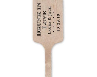 Revolvedores de bebidas personalizados para cócteles de boda, agitadores de bebidas con monograma, palitos para cócteles de boda, agitadores de cócteles, despedidas de soltera, agitadores de bebidas 52