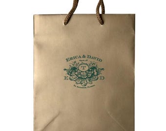 Custom Hotel Wedding Welcome Bags for Out of Town Guests, Custom Printed Gift Bags, Destination Wedding, Personalized Bags, wedding tote 231