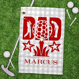 Personalized Dad Golf Towel, Customized Golf Towel Gift with nae, Custom Golf Gift, Personalized Golf Towel Gift, Mens Golf League