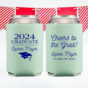 Graduation Favors, Graduation Can Cooler, Grad Party Decorations, High School Graduation Party, Class of 2025 Gift, Educated AF