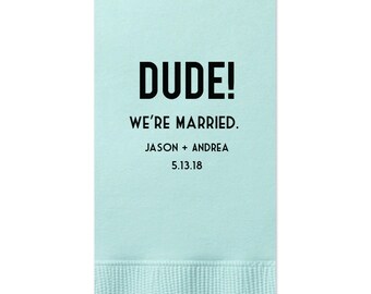 Wedding Napkins, Guest Towels, Monogram Guest Towels, Party Napkins, Custom Monogram, Monogram Napkin, Paper Napkin, Cocktail Napkins 4