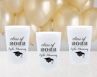 Graduation Custom Cups, 5oz, 8oz, 9oz, 10oz, 12oz, 14oz, 16oz, 20oz, 24oz / Personalized Cups, Party Cups, Party Decoration