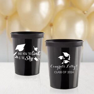 Graduation Party Cups, Graduation Favors, Graduation Party Ideas, Graduation Party Decorations, Class of 2025 Cups, Congrats Grad