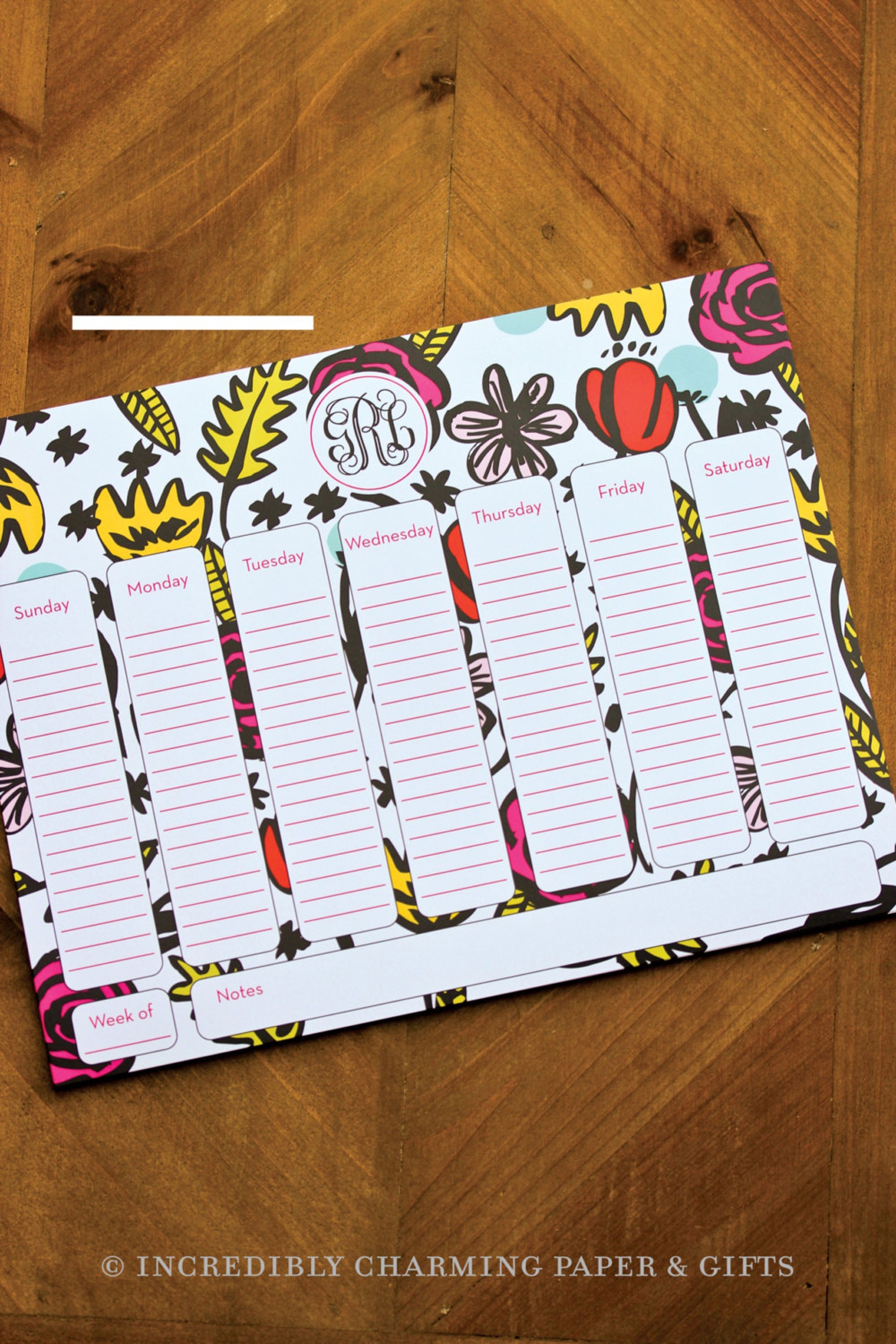 Custom Desk Calendar. Desk Pad. Deskpad. Notepad. Weekly | Etsy