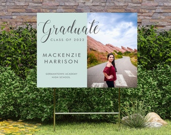 Graduation Lawn Signs, Yard Signs, Outdoor Lawn Decorations, Lawn Ornaments, College Graduation, High School Graduation