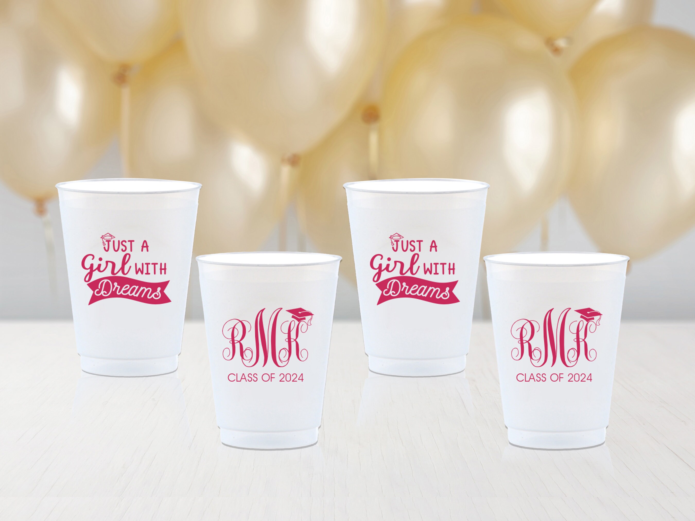 Class of 2024 Party Cups, 2024 Graduation Party Cups, Class of 2024
