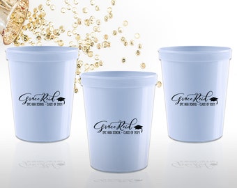 Custom 2025 Graduation Party Cups, Law School Medical School Graduation Decorations, Graduation Party Favors