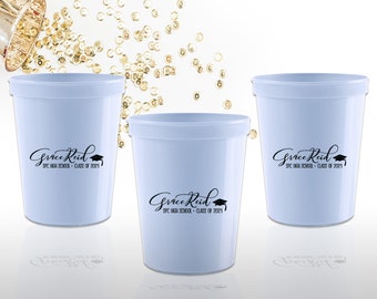 Custom 2024 Graduation Party Cups, Law School Medical School Graduation Decorations, Graduation Party Favors