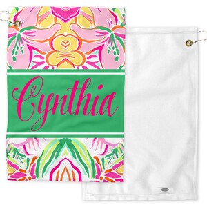 Personalized Gym Towel, Monogrammed Workout Towel, Sport Towel with name, preppy spin towel, Tennis Towel, Yoga Towel