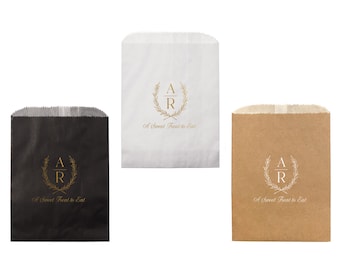 Wedding Favor Bags, Thank You Bag, Wedding treat Bags, Wedding Bags, Thank You Favors, Candy Bar, Treat Table Decor, Candy Bar Bags 307