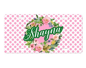 Monogrammed License Plate - Personalized License Plate - Custom Vanity Plate - Monogram Gift - Initial License Plate - Car Tag Monogram