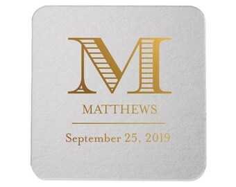 Cocktail Hour Coasters – Custom Coasters, Wedding Coasters, Wedding Decor, Wedding Bar, Personalized Coasters, Bar Coasters