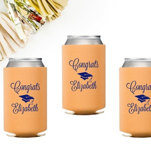 2025 Graduation Party Favors Personalized Can Cooler Class of 2025 Can Huggers Graduation Decorations