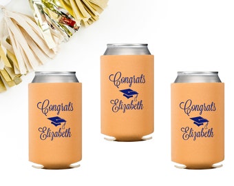2024 Graduation Party Favors Personalized Can Cooler Class of 2024 Can Huggers Graduation Decorations