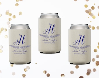 Custom Wedding Can Coolers, Personalized Wedding Can Coolers