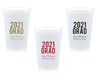 Personalized Graduation Plastic Party Shatterproof Cups