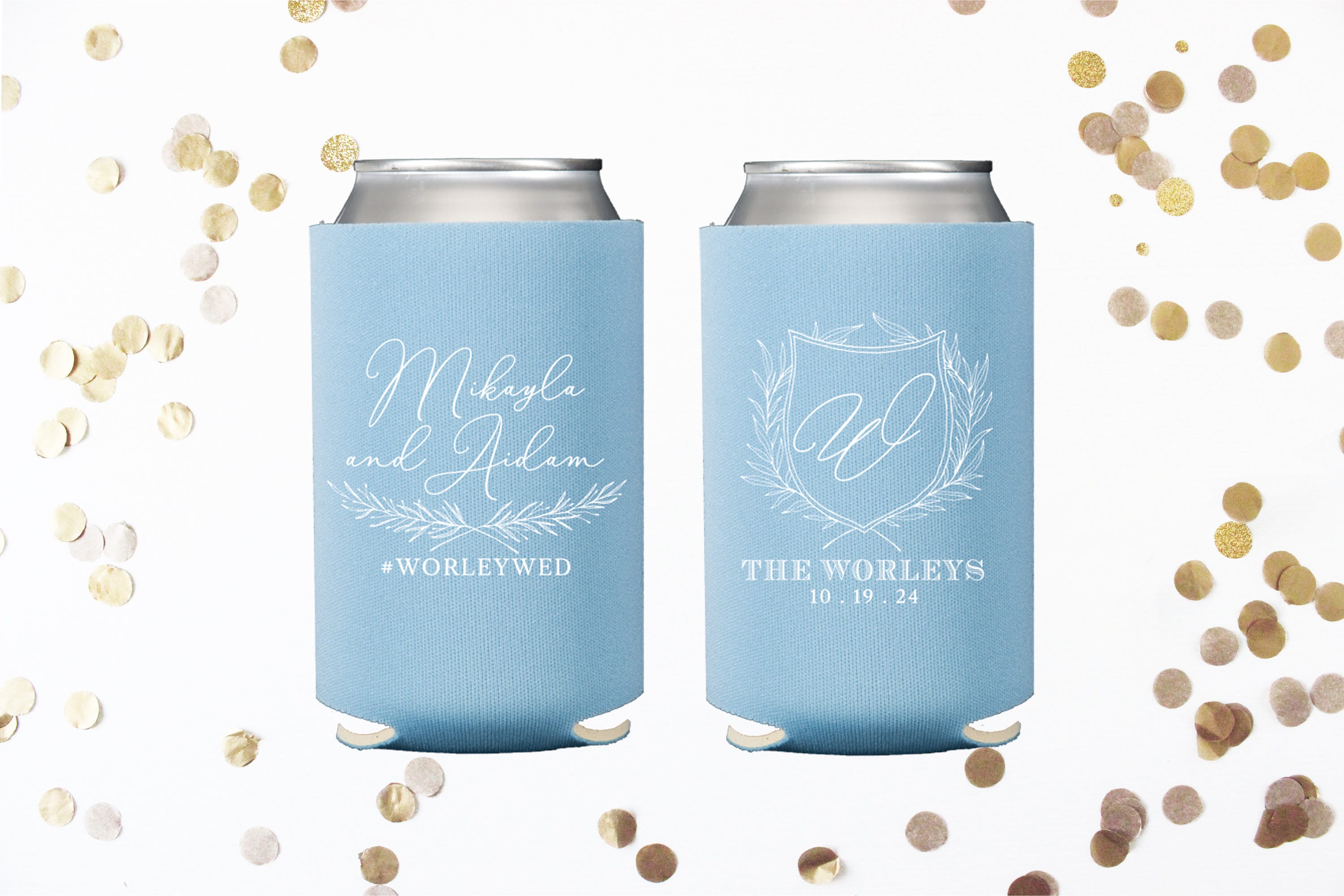 Blue Can Koozie Slim • Driftless Glen