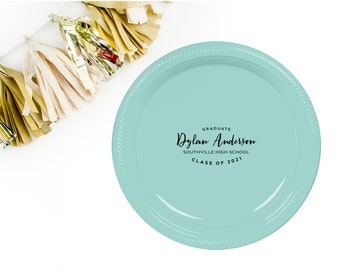 Graduation Plates, Custom Graduation Party Plates, Graduation Party Supplies, Grad Party Ideas, High School Graduation, Graduation 2025