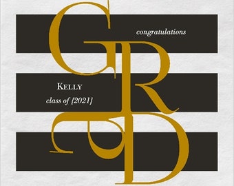 2025 Graduation Napkins Graduation Party Decorations Congrats Grad Cocktail Napkins Dinner Napkins Hand Towels
