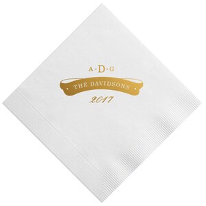 Personalized Napkins, Wedding Napkins, Custom Wedding Napkins, Cocktail Napkins, Monogrammed Napkins, Bar Napkins, Wedding Favors 264