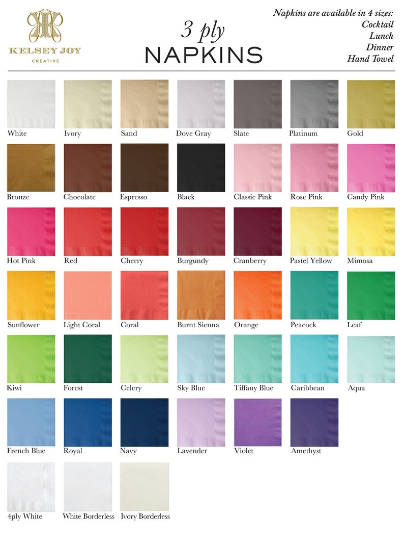 Custom Graduation Cocktail Napkins & Guest Towels Etsy