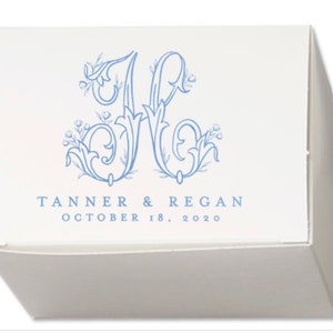 100x White Rectangle Paper Box | Wedding Christening Baptism Party Gold Foil Cake Slice Favor Gift Box | Business Logo Product Packaging Box