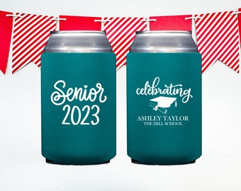 Graduation Favors, Graduation Can Cooler, Grad Party Decorations, High School Graduation Party, Class of 2024 Gift, Educated AF