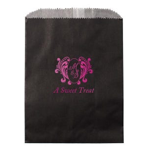 Goodie Bags - Custom Wedding Favor, Gift Bag, Popcorn Bag, Wedding Decor, Paper Bags, Thank You Favor, Bags for Candy, Donuts, Cake 288
