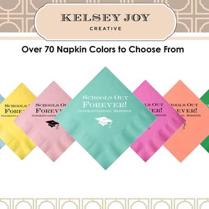 2025 Graduation Napkins, Class of 2025, Graduation Party, Congrats Grad, Cocktail Napkins, Party Napkins, 2025 Graduation, Grad Party