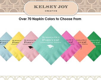 2025 Graduation Napkins, Class of 2025, Graduation Party, Congrats Grad, Cocktail Napkins, Party Napkins, 2025 Graduation, Grad Party