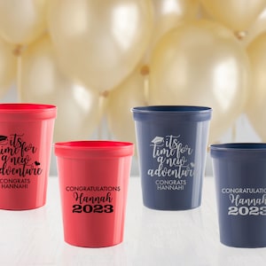 Graduation Custom Cups, 5oz, 8oz, 9oz, 10oz, 12oz, 14oz, 16oz, 20oz, 24oz / Personalized Cups, Party Cups, Party Decoration, class of 2025
