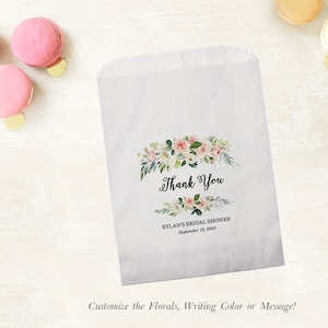 Thank You Personalized Bridal Shower Favor Bags for wedding shower Bridal Shower Candy Bags Bridal Shower Favor Wedding Shower Favor