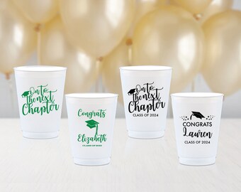 Graduation party cups, High School Graduation Party, Kindergarten Party Cups, Graduation Party Supplies, Grad Party Supplies, Party favors